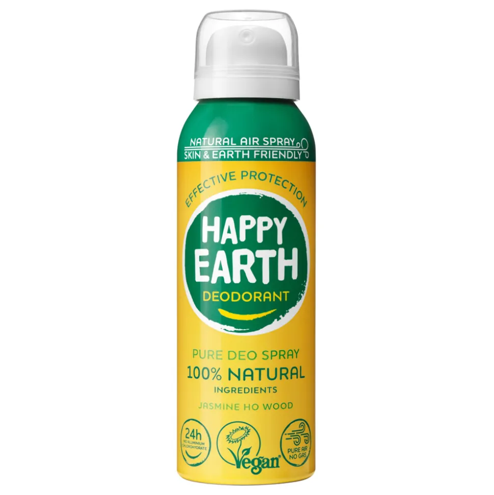 Happy Earth 100% Natuurlijke Deodorant Air Spray Jasmine Ho Wood 100 ml