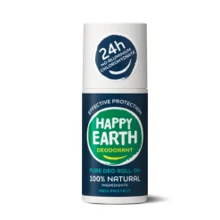 Happy Earth 100% Natuurlijke Deodorant Roller Lemon Sandelwood 75 ml