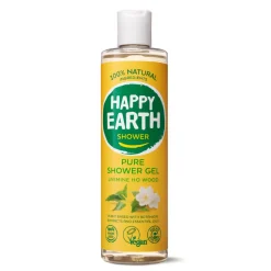 Happy Earth 100% Natuurlijke Douchegel Jasmine Ho Wood 300 ml