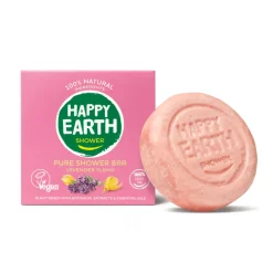 Happy Earth 100% Natuurlijke Shower Bar Lavender Ylang 90 gr