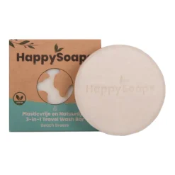 HappySoaps 3-in-1 Travel Wash Bar Beach Breeze 40 gr