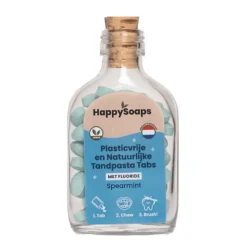 HappySoaps Tandpasta Tabs met Fluoride Spearmint 130 gr