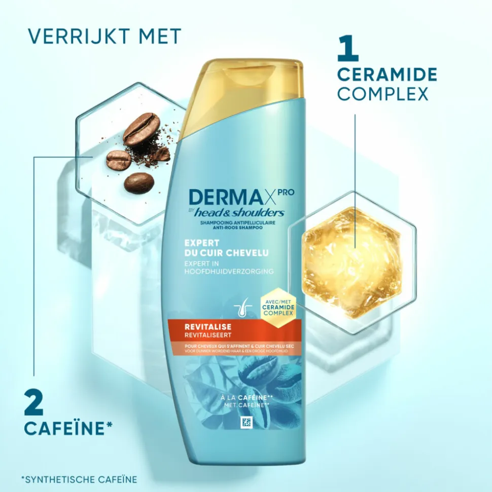 Head & Shoulders Anti-roos Shampoo DERMAxPRO Revitaliseert 250 ml