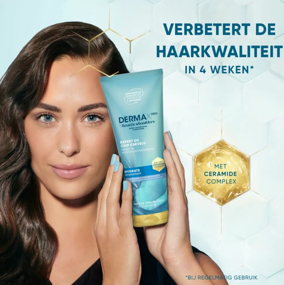 Head & Shoulders Conditioner DERMAxPRO Hydrateert 220 ml