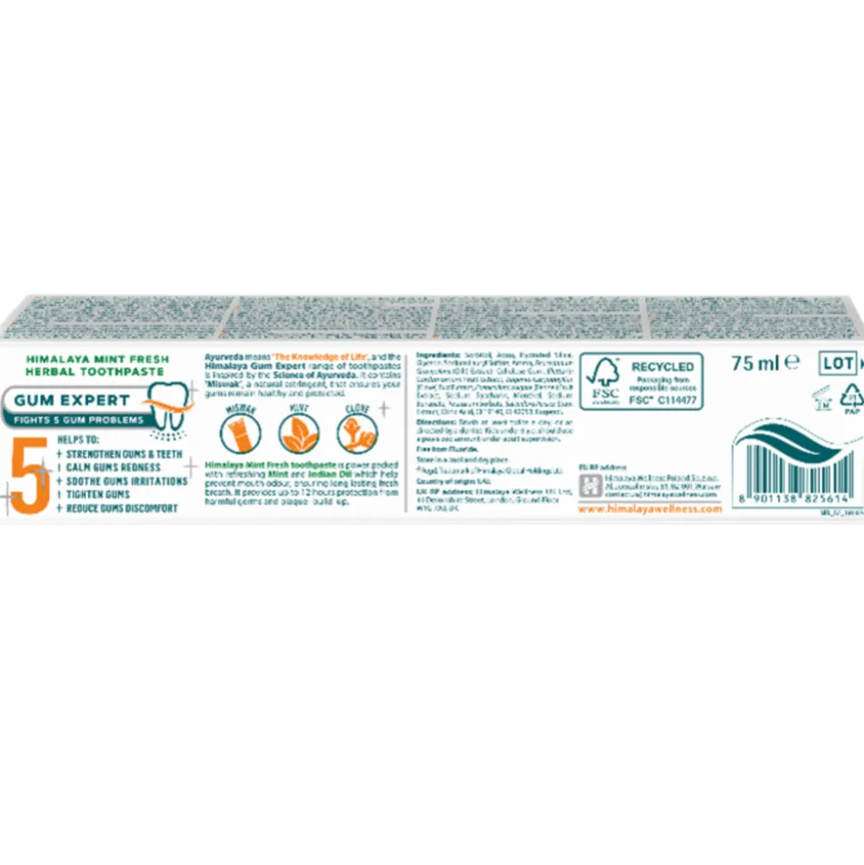 Himalaya Herbals Kruidentandpasta Mint Fresh 75 ml