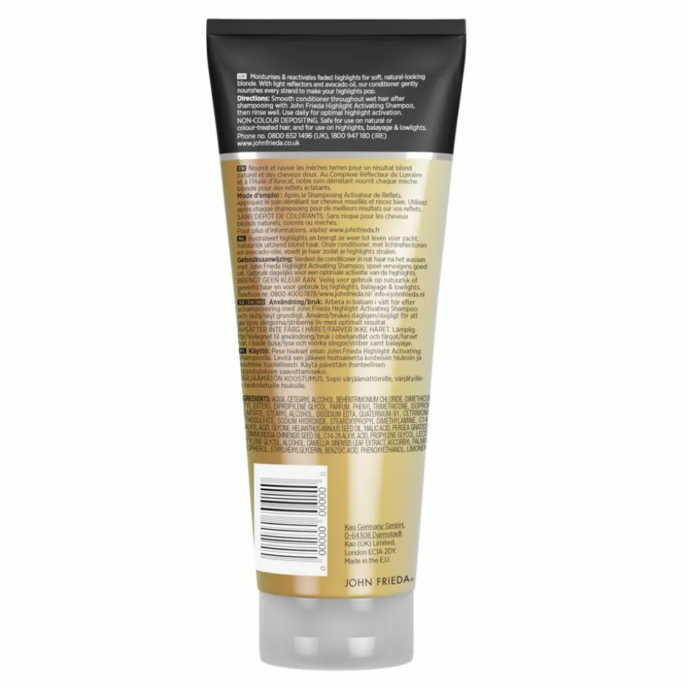John Frieda Sheer Blonde Highlight Activating Brightening Conditioner 250 ml