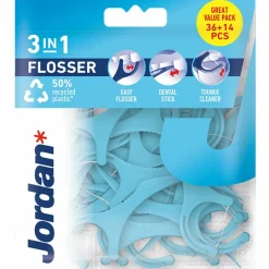 Jordan Flosser 3-in-1 50 stuks