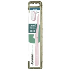 Jordan Tandenborstel Green Clean Change Medium 4-pack 1 set