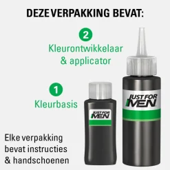 Just for Men Haarkleuring Donkerblond H25 1 set