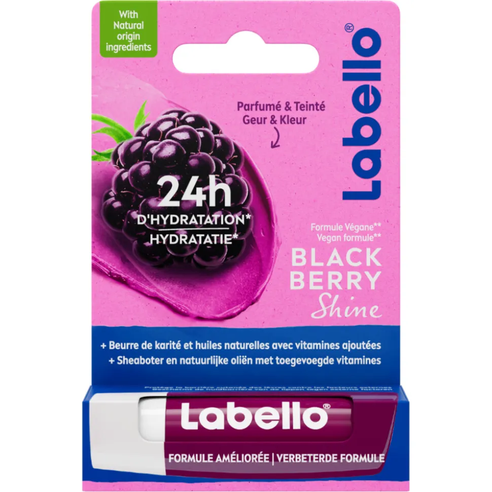 Labello Lippenbalsem Blister Blackberry Shine