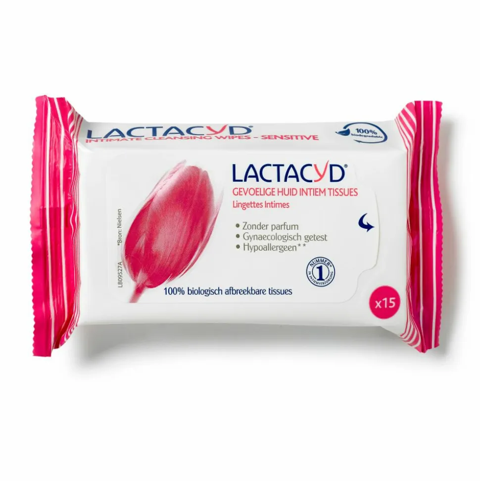 Lactacyd Tissues Gevoelige Huid 15 stuks
