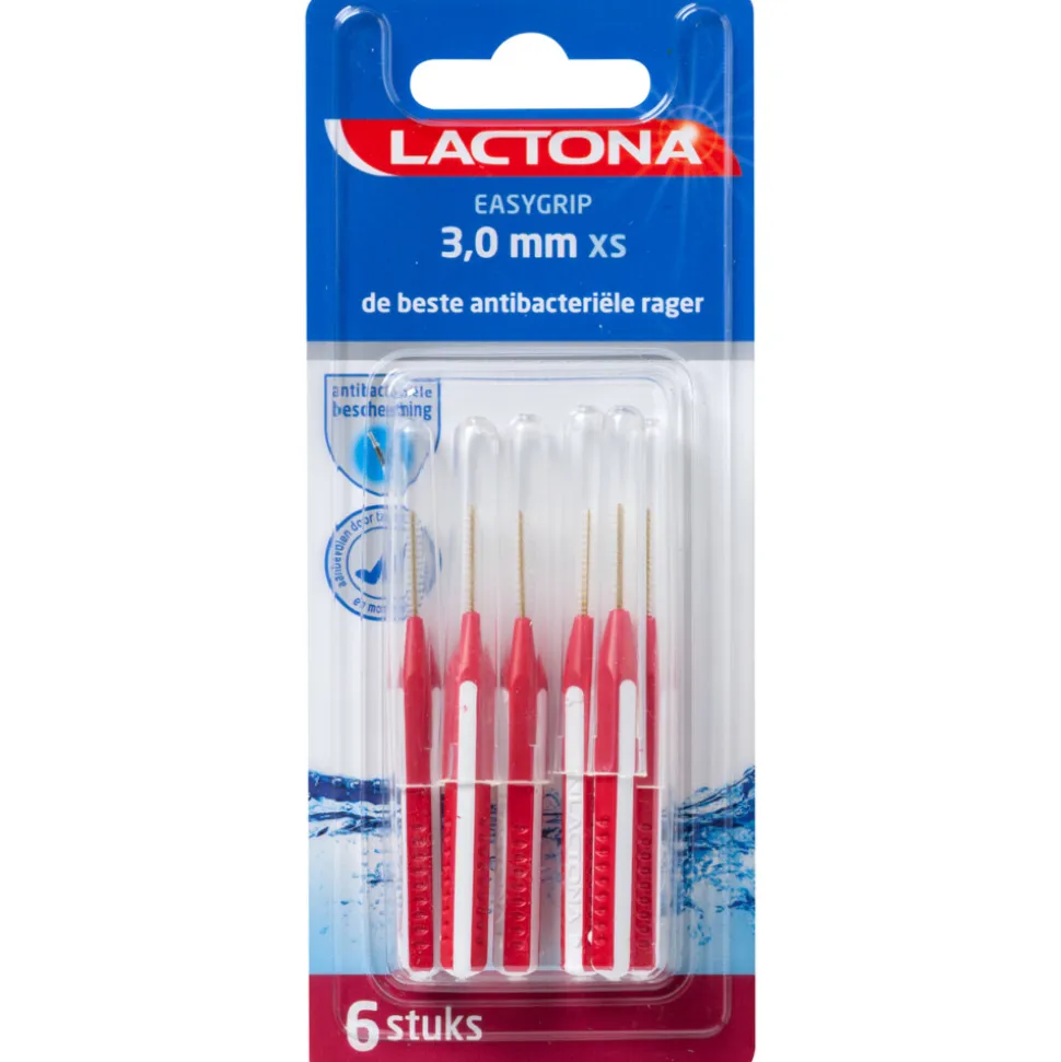 Lactona EasyGrip Ragers XS Rood 3.0 mm 6 stuks