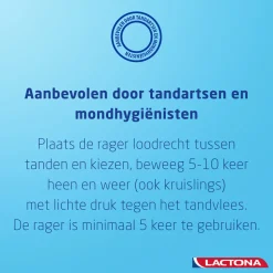 Lactona Ragers Easyclean XS Rood Cilindrisch 3.1 mm 8 stuks