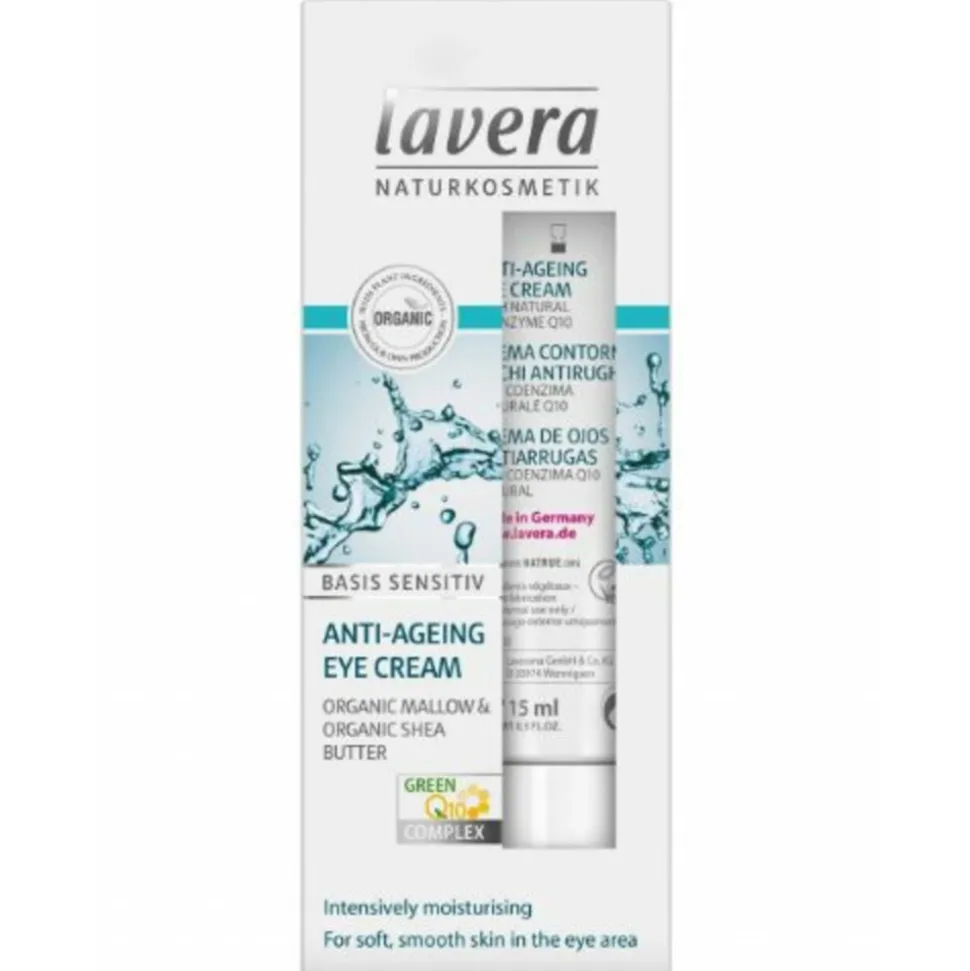 Lavera Basis Sensitiv Anti-Ageing Oog Crème Q10 15 ml