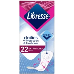 Libresse Inlegkruisjes Extra Long 22 stuks