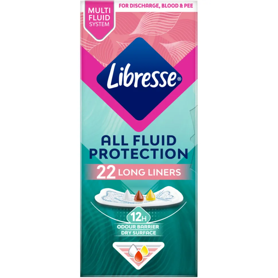 Libresse Inlegkruisjes Extra Protection Long 22 stuks
