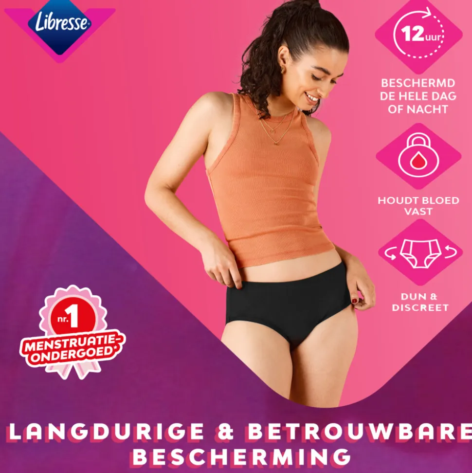 Libresse Menstruatie Ondergoed Wasbaar XS