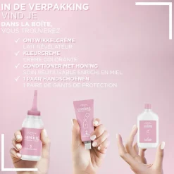 L'Oréal Casting Natural Gloss Semi-Permanente Haarkleuring 423 Kastanje Middenbruin