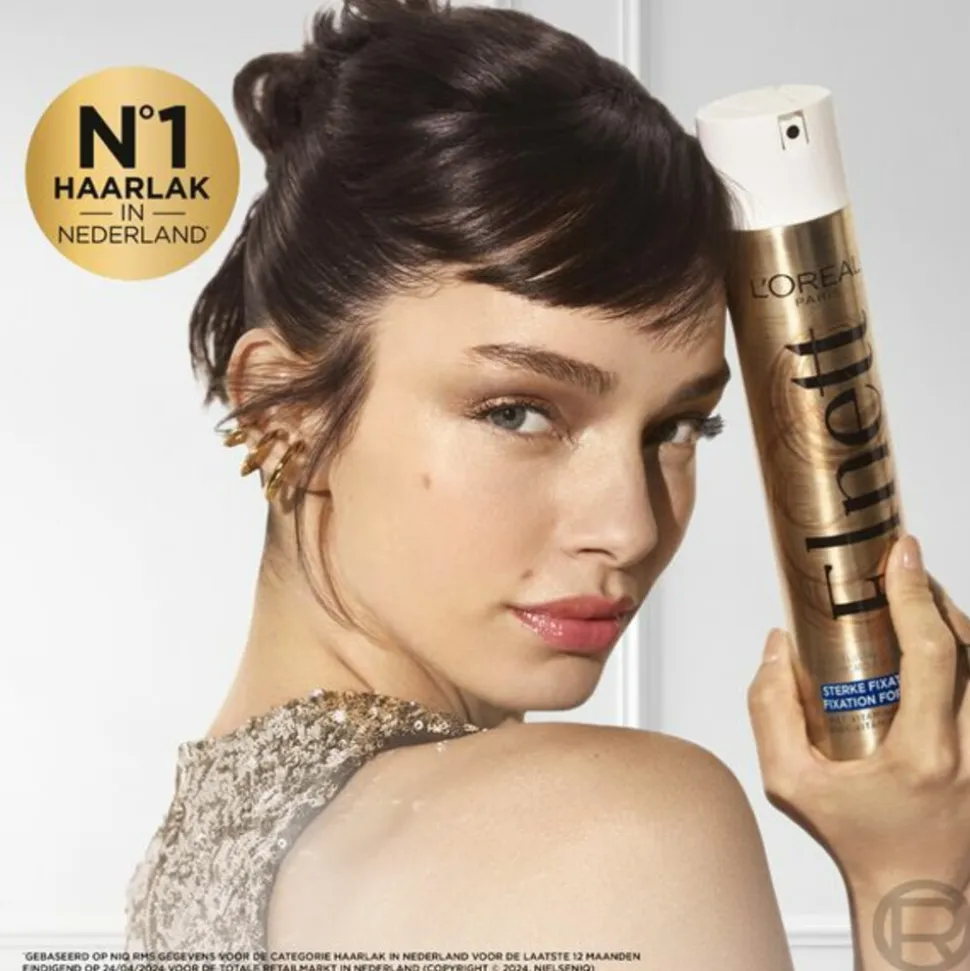 L'Oréal Elnett Satin Haarspray Sterke Fixatie 300 ml