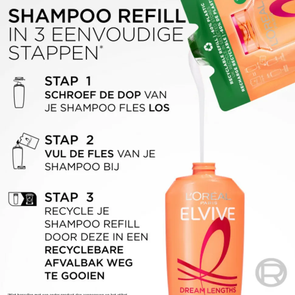 L'Oréal Elvive Dream Lengths Shampoo Refill 250 ml