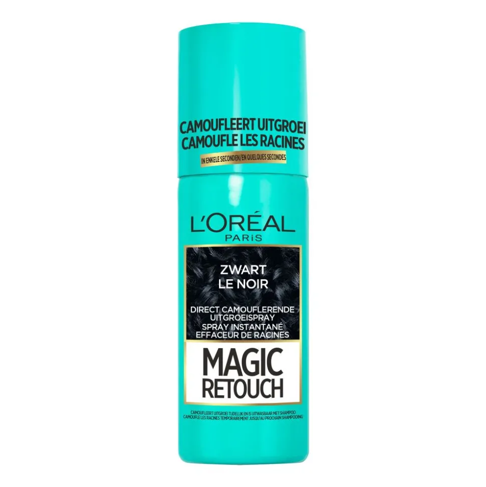 L'Oréal Magic Retouch Uitgroeispray Zwart 75 ml