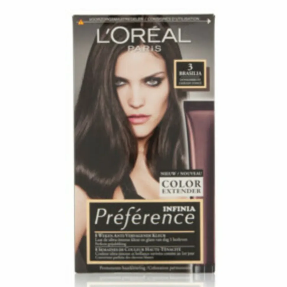 L'Oréal Preference Haarkleuring 03 Brasilia - Donkerbruin + Magic Retouch Uitgroeispray Bruin 75 m Pakket