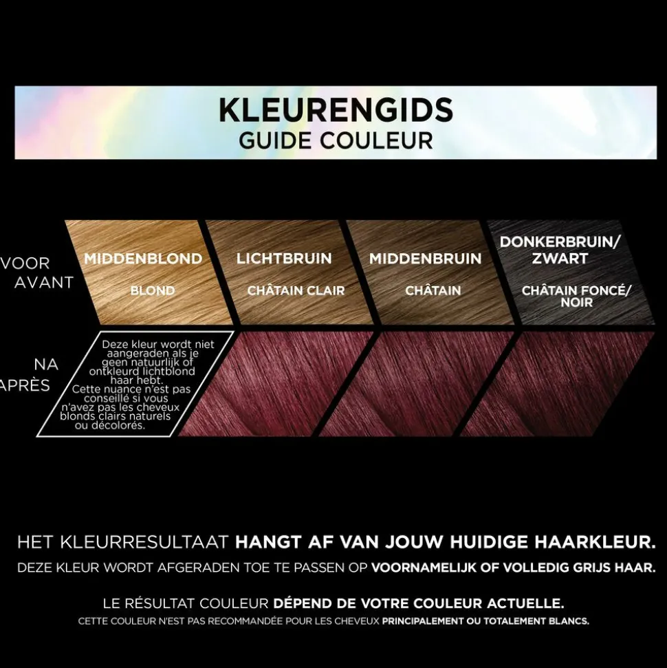 L'Oréal Preference Vivids Permanente Haarkleuring 5.260 Violet