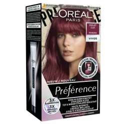 L'Oréal Preference Vivids Permanente Haarkleuring 5.260 Violet
