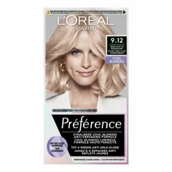 L'Oréal Préférence Cool Blondes Permanente Haarkleuring 9.12 Siberia - Extra Licht As Beigeblond