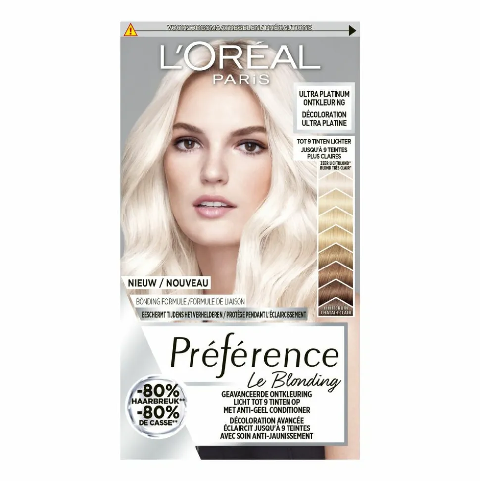 L'Oréal Préférence Le Blonding Ontkleuring Ultra Platinum - Platinum Blond