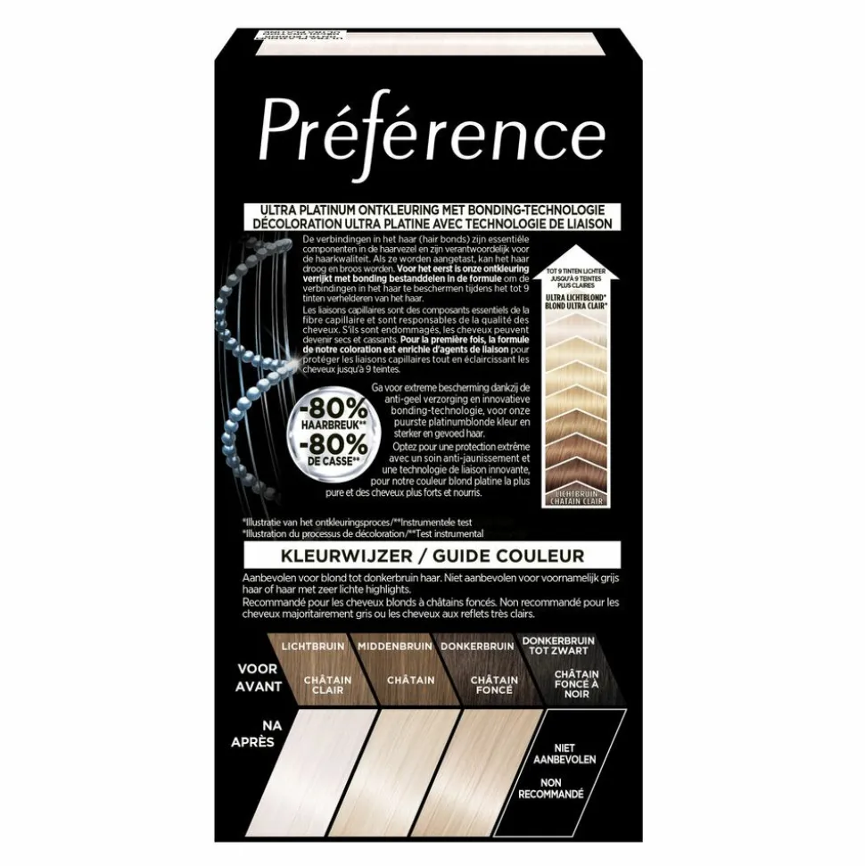 L'Oréal Préférence Le Blonding Ontkleuring Ultra Platinum - Platinum Blond