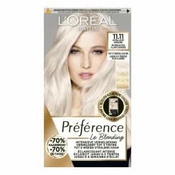 L'Oréal Préférence Le Blonding Permanente Haarkleuring 11.11 Helsinki - Ultra Licht Asblond