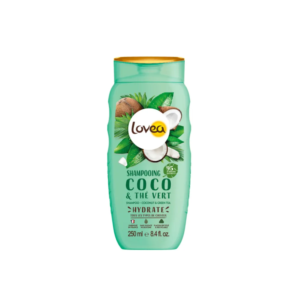 Lovea Kokos en Groene Thee Shampoo 250 ml