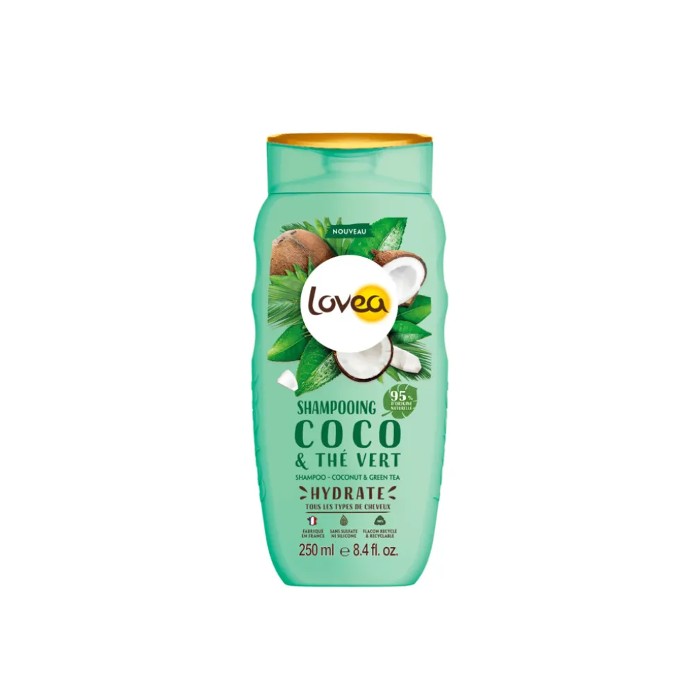 Lovea Kokos en Groene Thee Shampoo en Conditioner Pakket