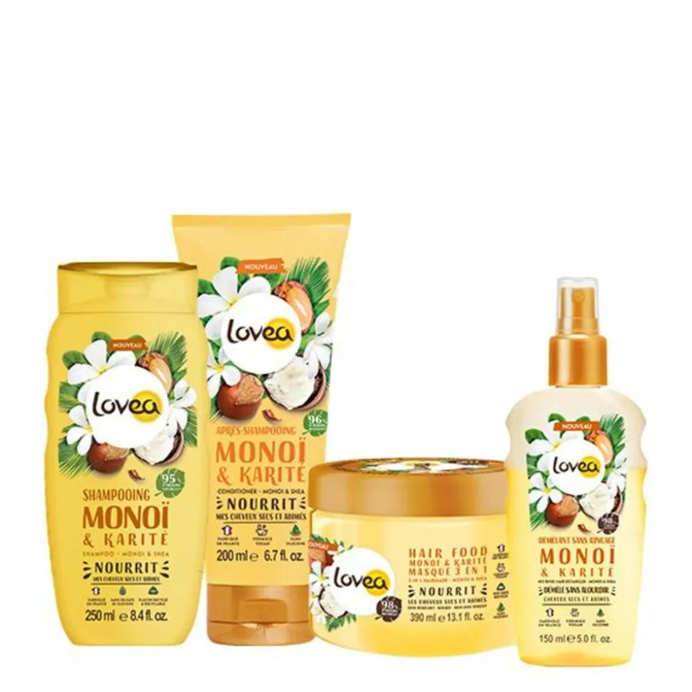 Lovea Routinekit Monoï & Shea Haarverzorging Pakket