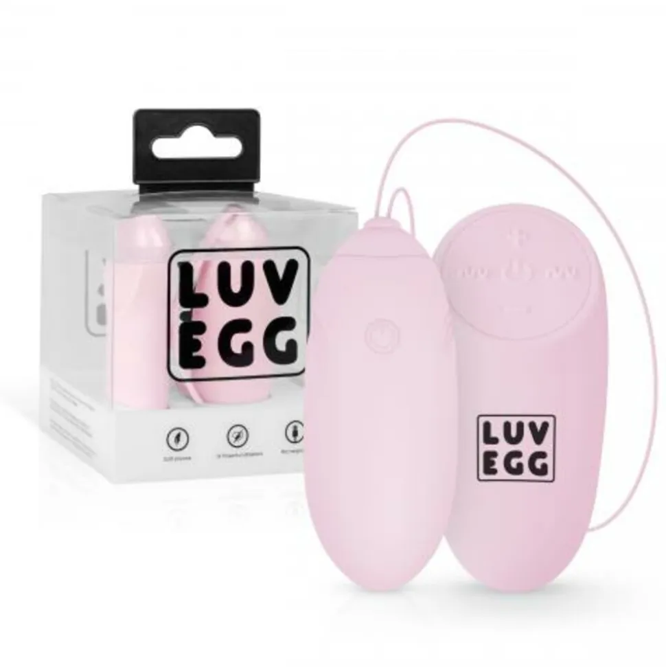 LUV EGG Oplaadbaar Vibrerend Eitje Roze