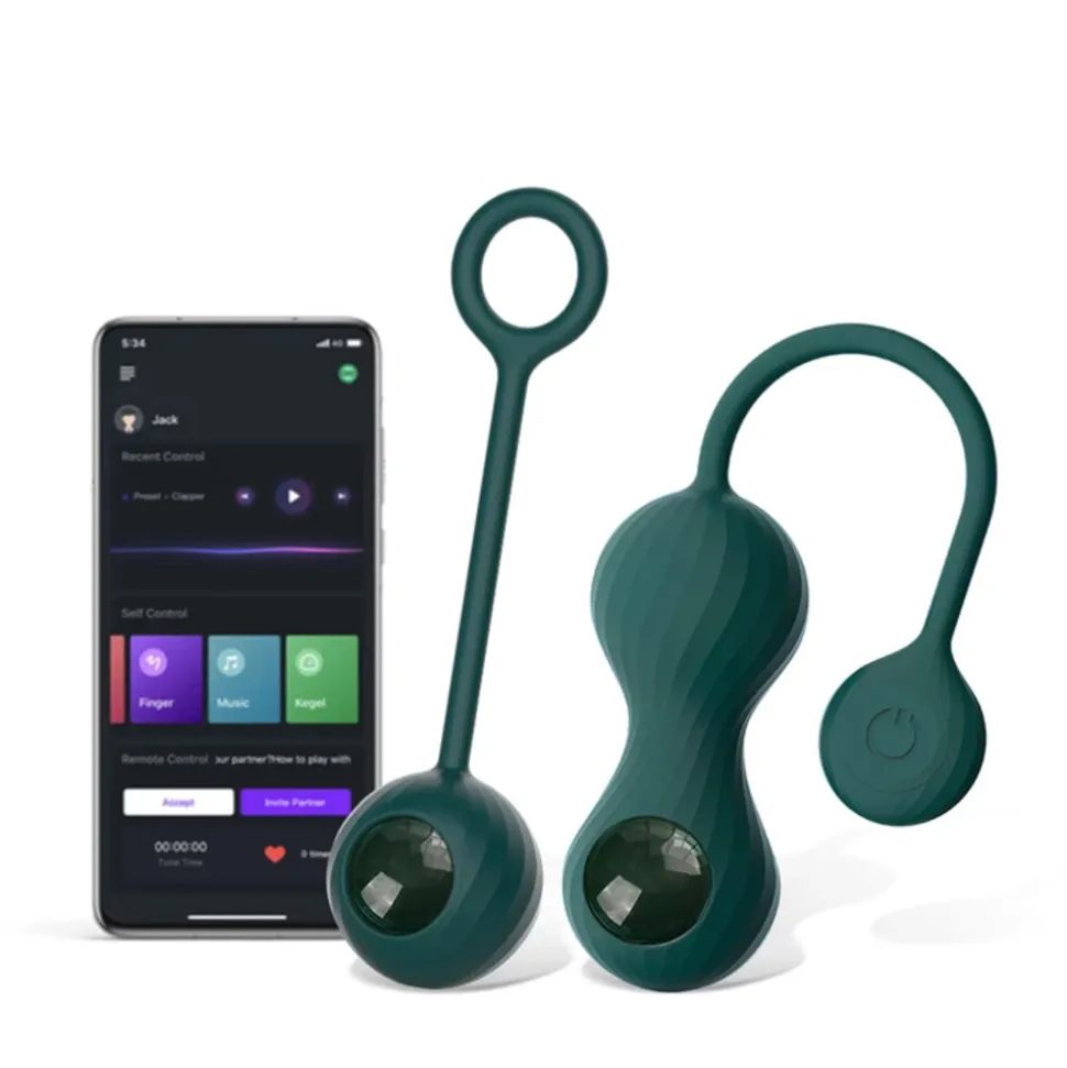 Magic Motion Crystal Duo Bekkenbodem Trainingsset App Bedienbare