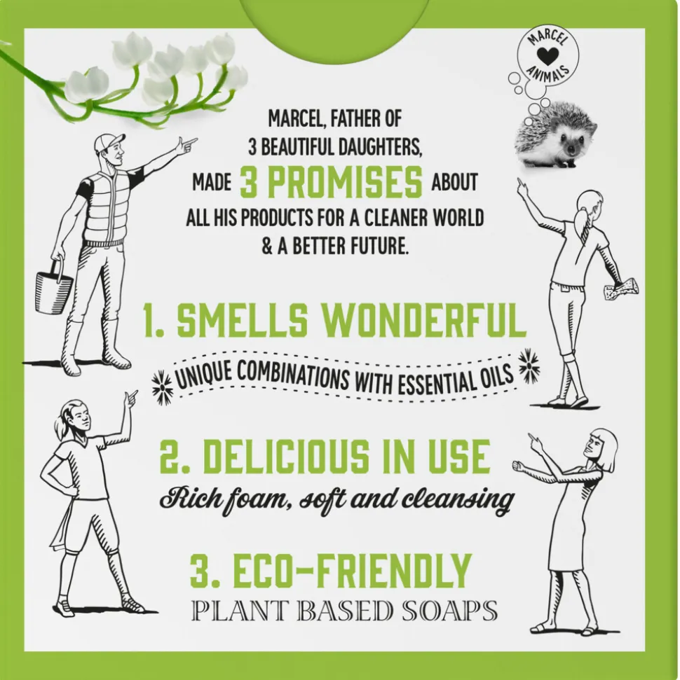 Marcel's Green Soap Conditioner Bar Tonka & Muguet 60 gr