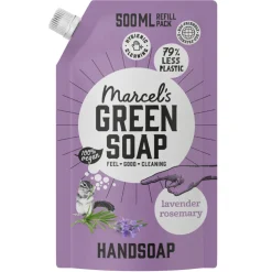 Marcel's Green Soap Handzeep Lavendel & Rozemarijn Navul Stazak 500 ml
