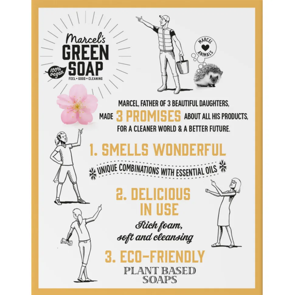 Marcel's Green Soap Shampoobar Vanilla & Cherry Blossom 90 gr