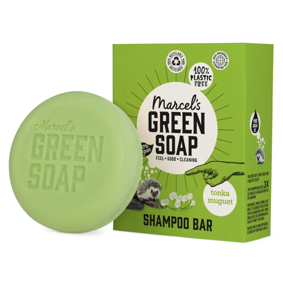 Marcel's Green Soap Shampoobar Tonka & Muguet 90 gr