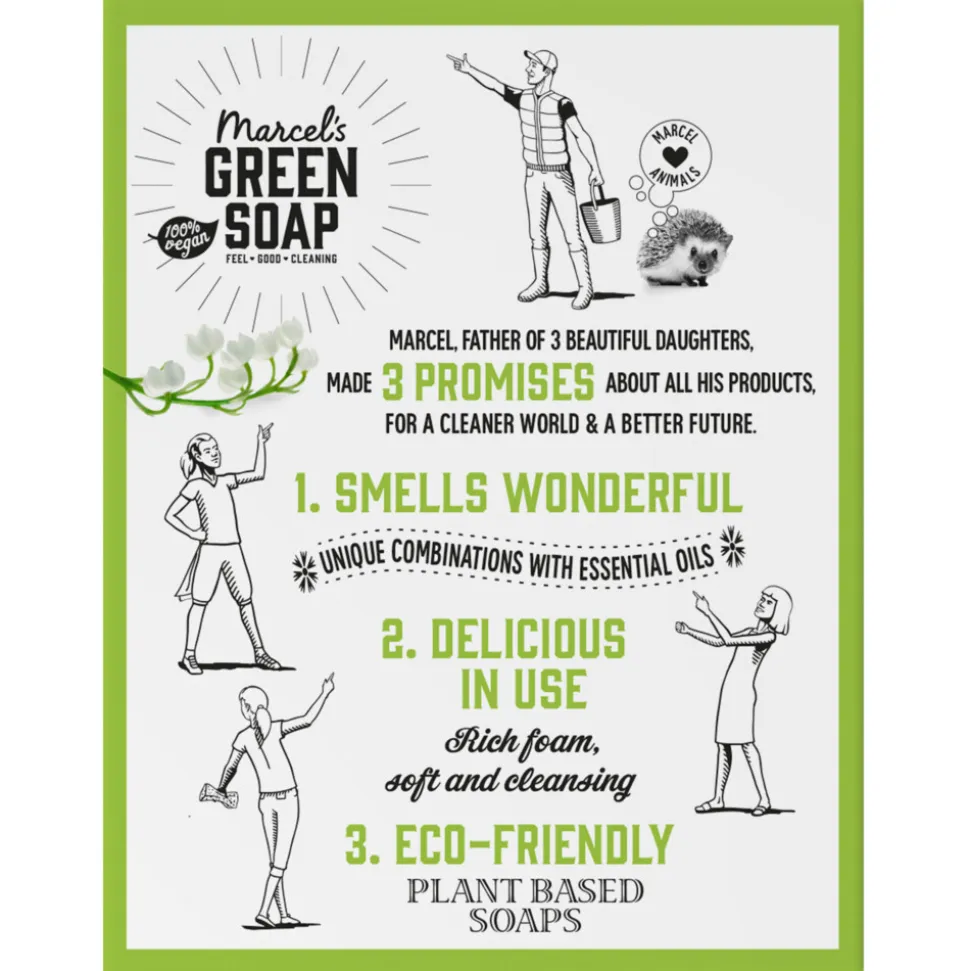 Marcel's Green Soap Shampoobar Tonka & Muguet 90 gr