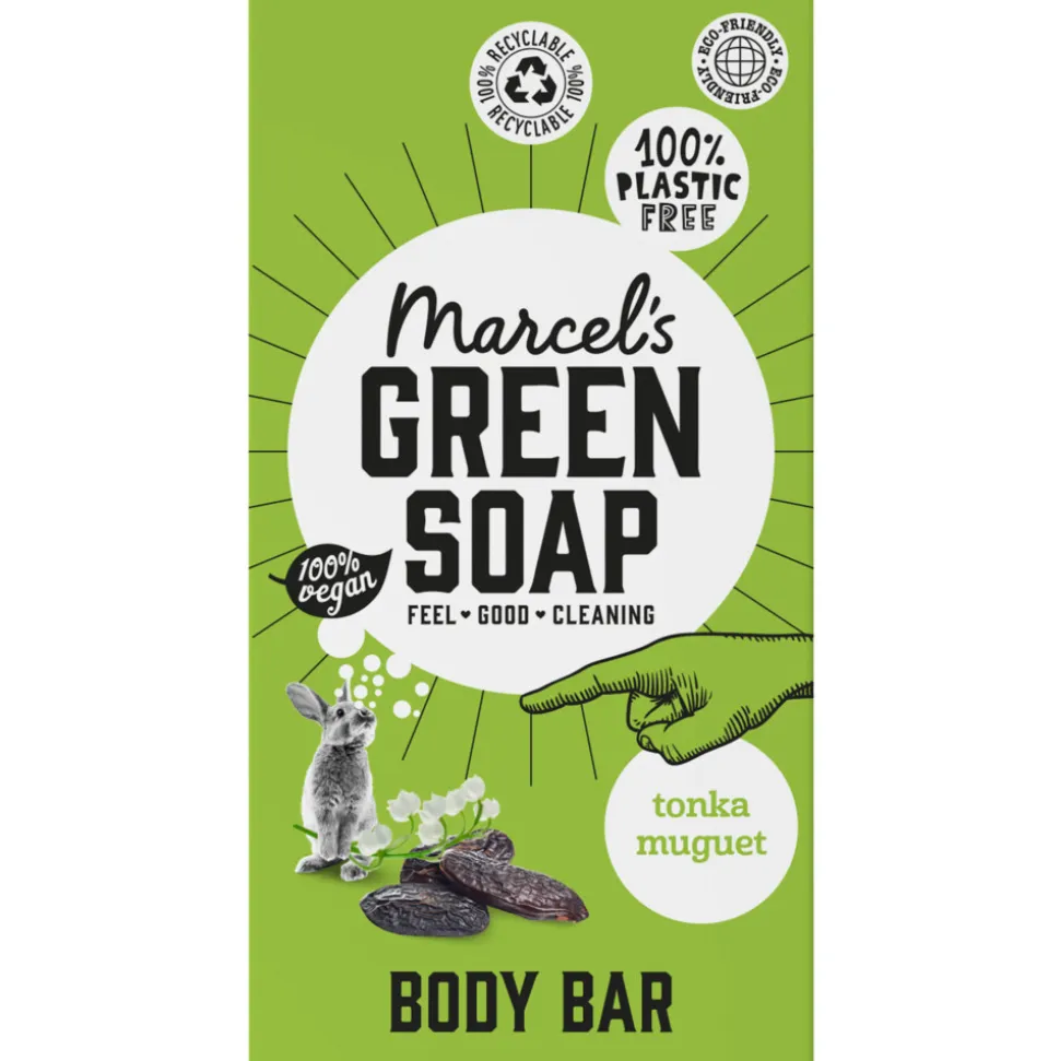 Marcel's Green Soap Showerbar Tonka & Muguet 150 gr