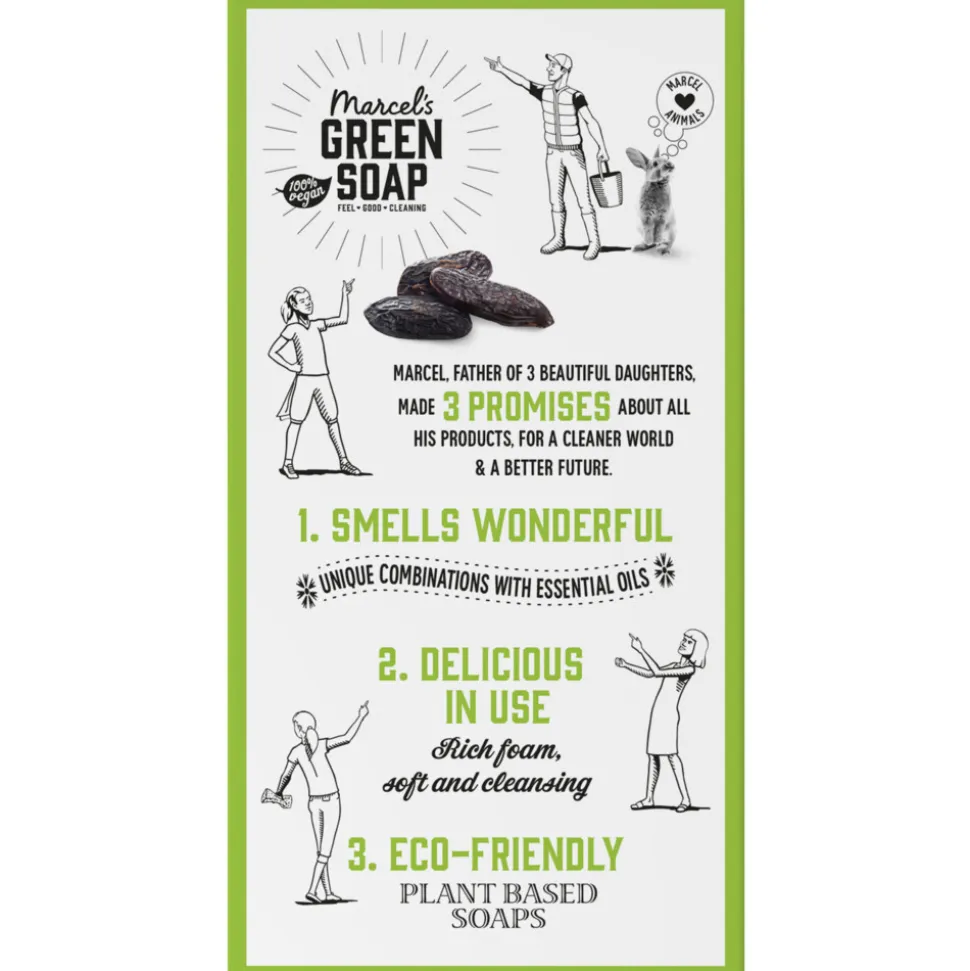 Marcel's Green Soap Showerbar Tonka & Muguet 150 gr