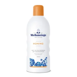 Melkmeisje Bad en Douche Crème Honing 1000 ml