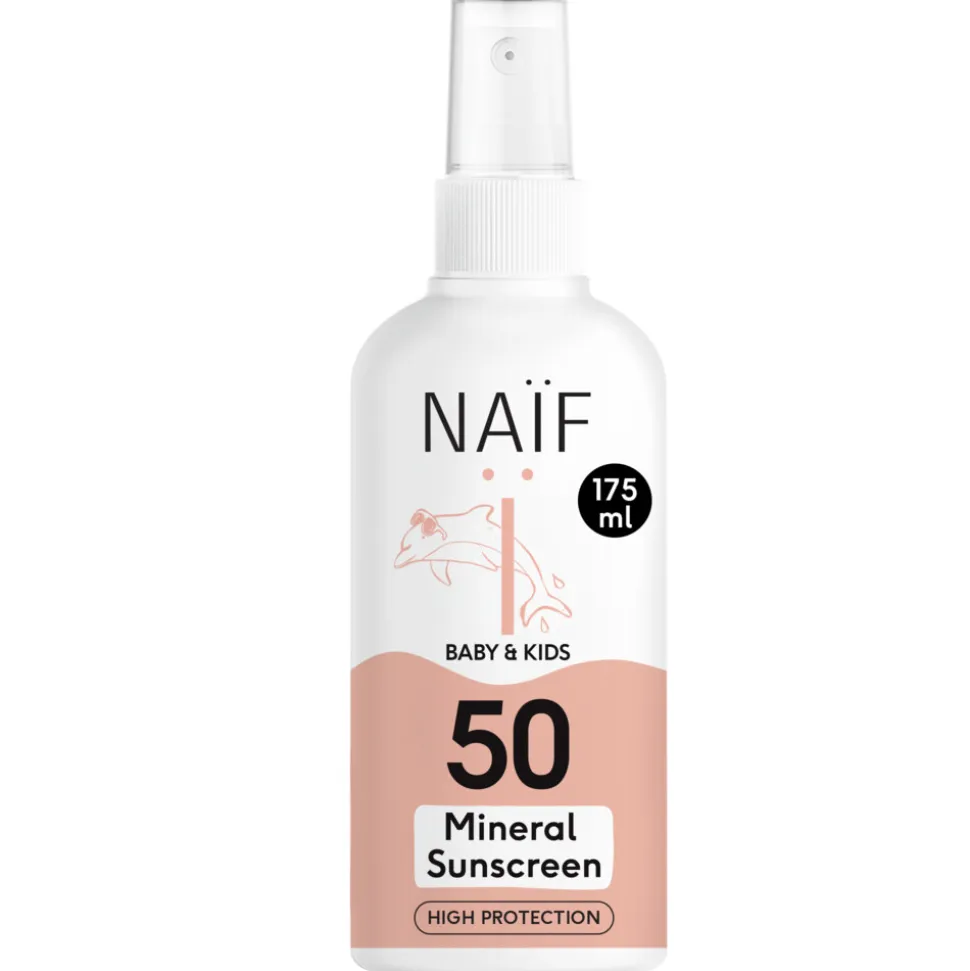 Naif Baby & Kids Minerale Zonnebrand Spray SPF 50 175 ml