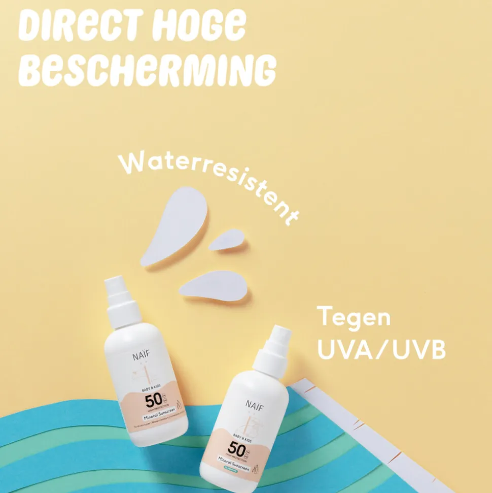 Naif Baby & Kids Minerale Zonnebrand Spray SPF 50 100 ml