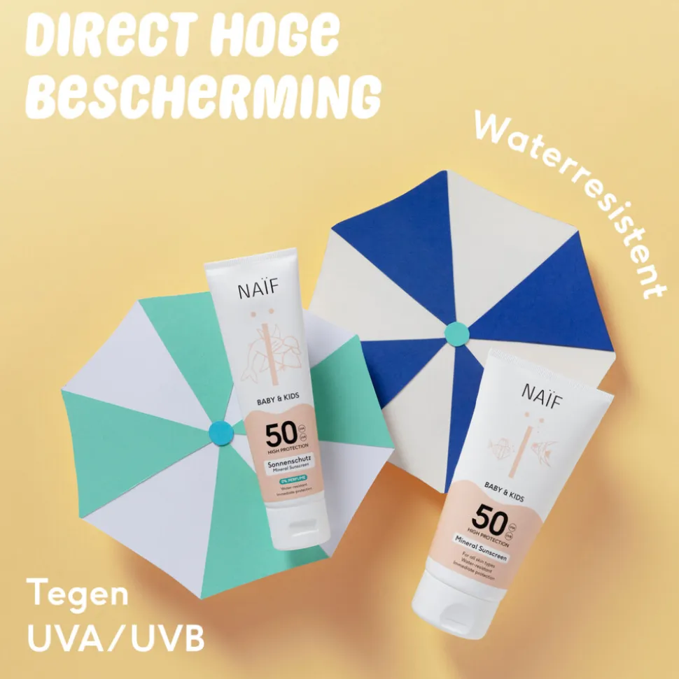 Naif Baby & Kids Minerale Zonnebrandcréme SPF 50 175 ml