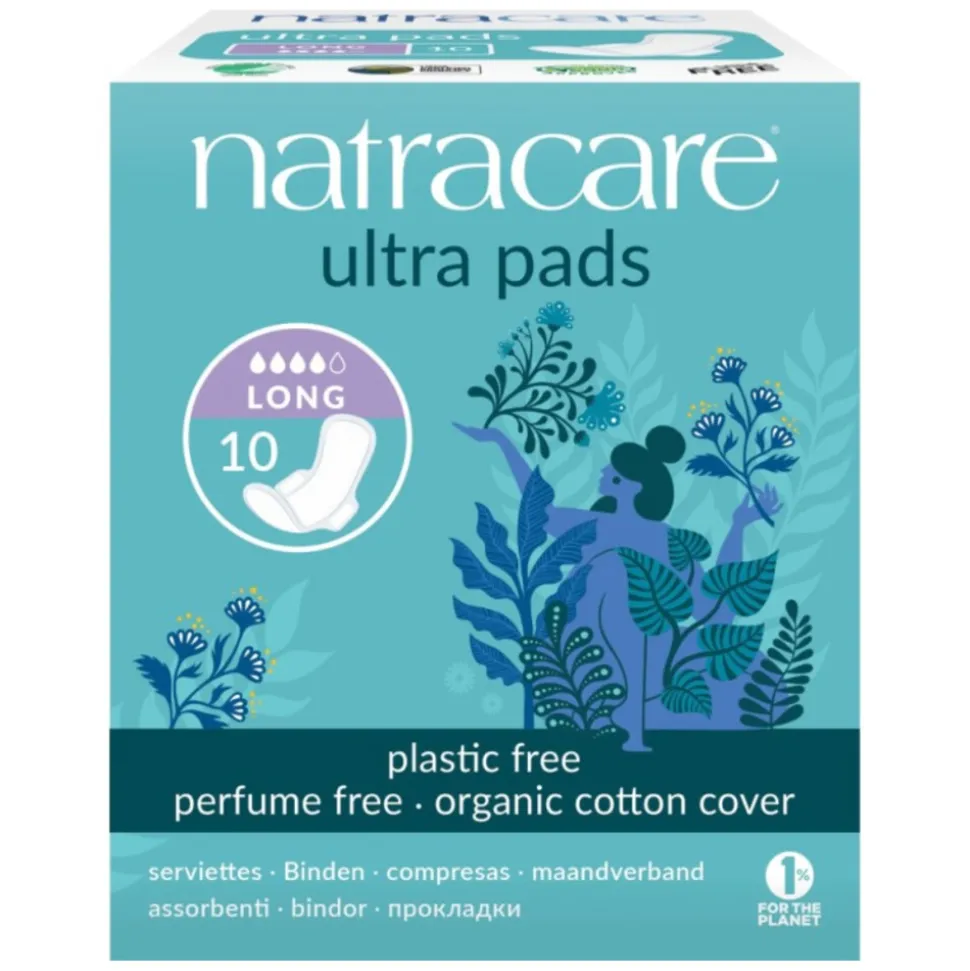 Natracare Maandverband Ultra Pads Long 10 stuks