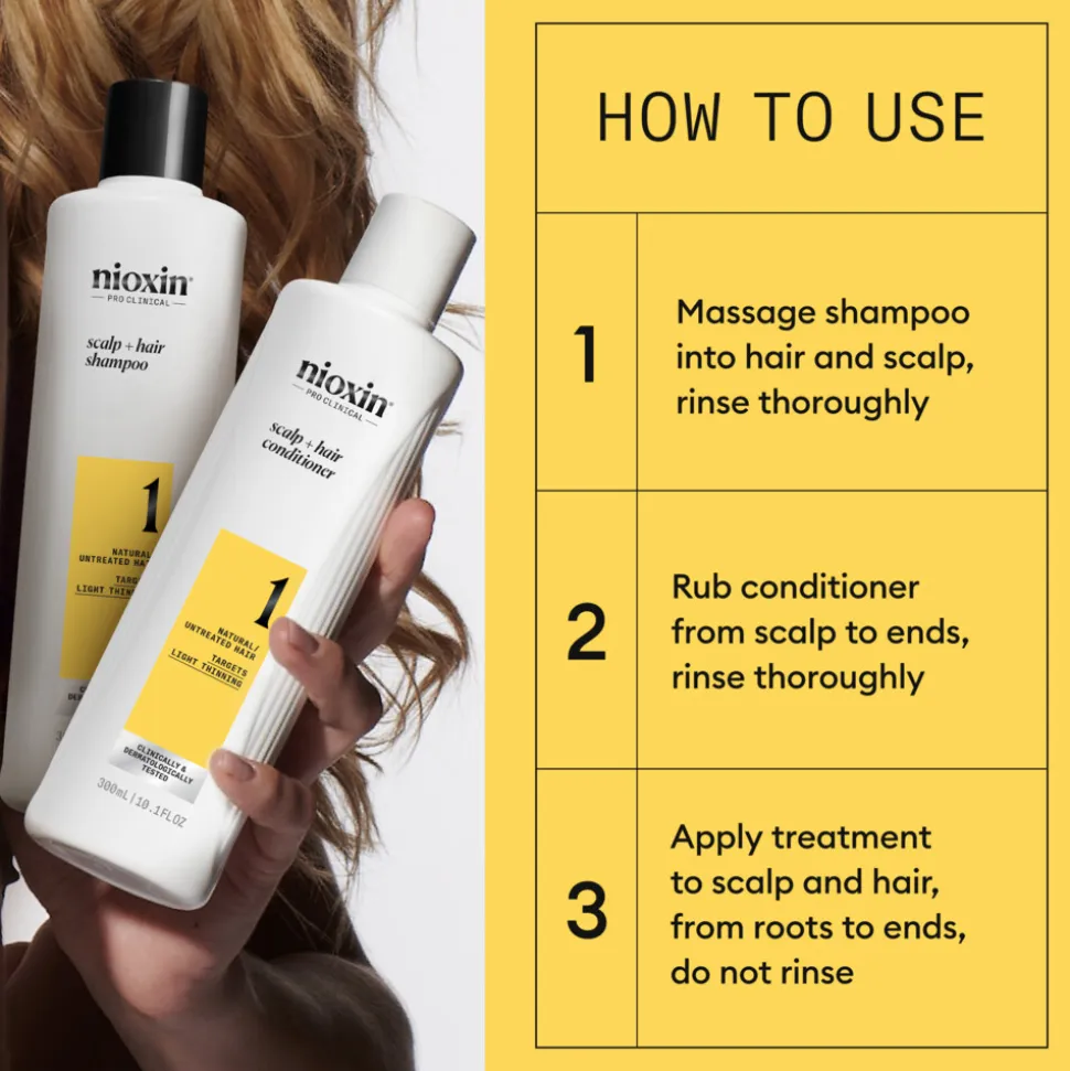 Nioxin System 1 Trial Kit 3 stuks